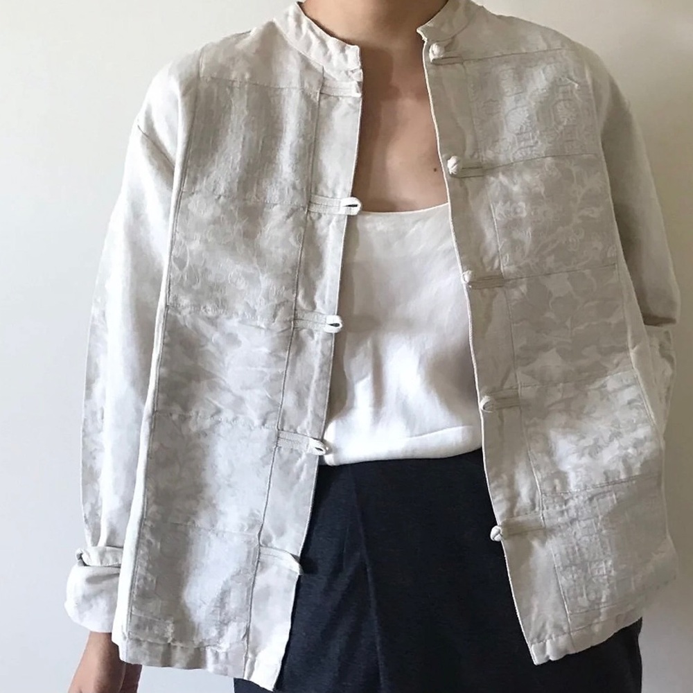 COLDWATER CREEK VINTAGE LINEN - Women’s Medium ~ Excellent Condition ~ Oatmeal
